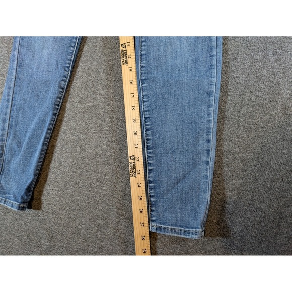 Kancan Jeans Women's 9/28 Blue Estilo Skinny Mid Rise Stretch Med Wash Denim - Picture 3 of 9